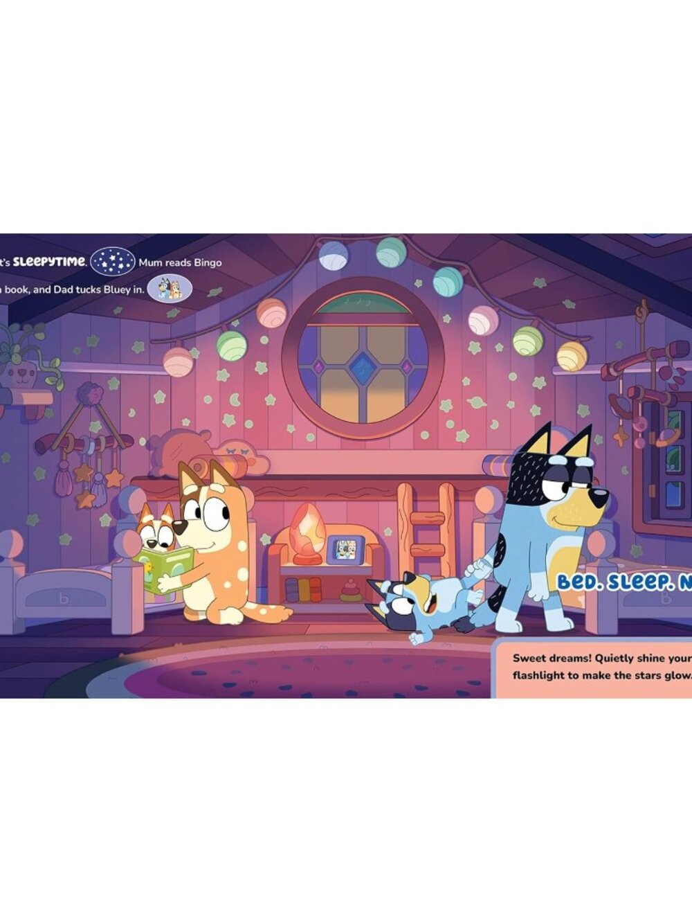 BLUEY - Oooh, Shiny! A Bluey Flashlight Book Toy Adventure Sound Book - NEW NIB - Picture 5 of 5